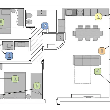 Stayeasy Santagiulia - M3 Metro - Center In 20 Mins Apartman